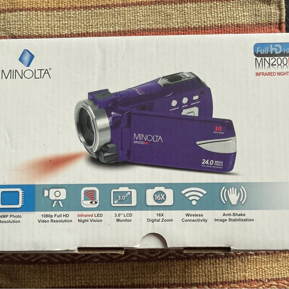 Minolta Camcorder, brand new never opened.